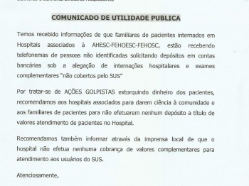 comunicado